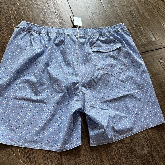 Johnnie-O's Swim Trunk blue red NWT size XXL - Picture 4 of 8